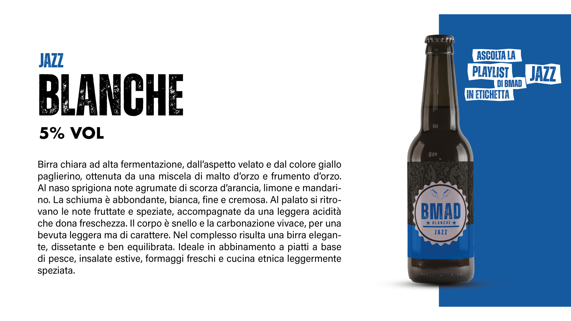Bmad Blanche confezione da 12 bottiglie da 33 cl, Vol 6% (Copia)