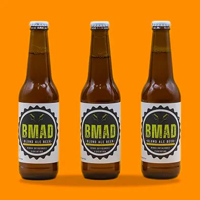 Birra artigianale Blond Ale confezione da 6 bottiglie da 33 cl, Vol 5% - Bmad.Shop