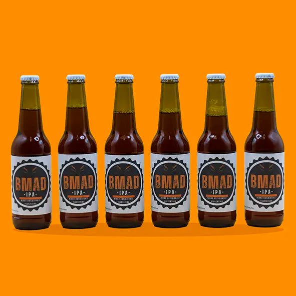 Birra artigianale IPA confezione da 12 bottiglie da 33 cl, Vol 6% - Bmad.Shop